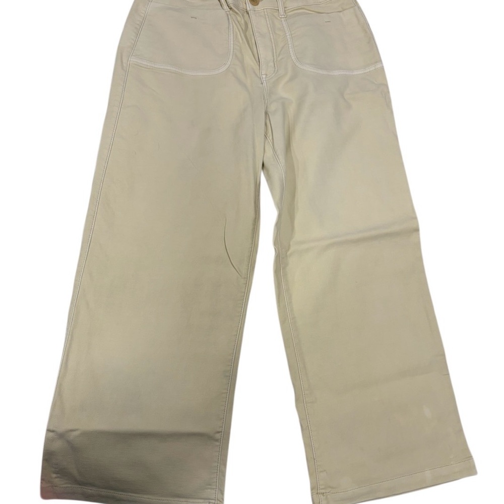 Maurices Wide Leg Pants in Light Beige